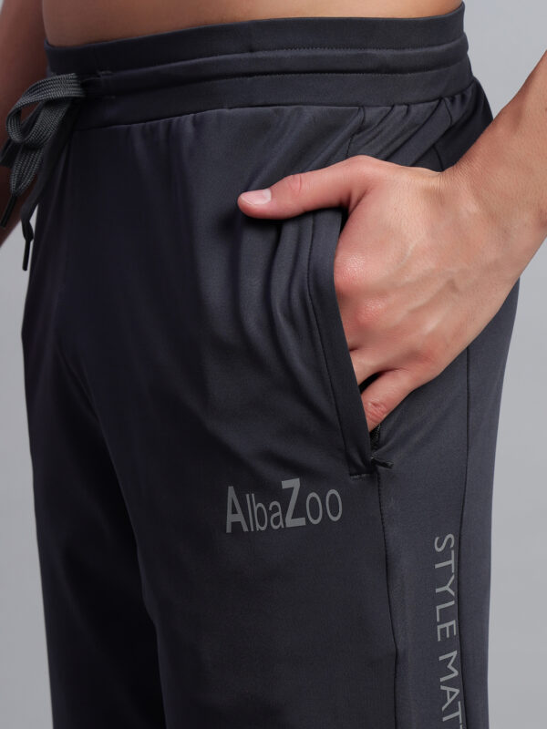 Men’s Premium Grey Track Pant - Image 6