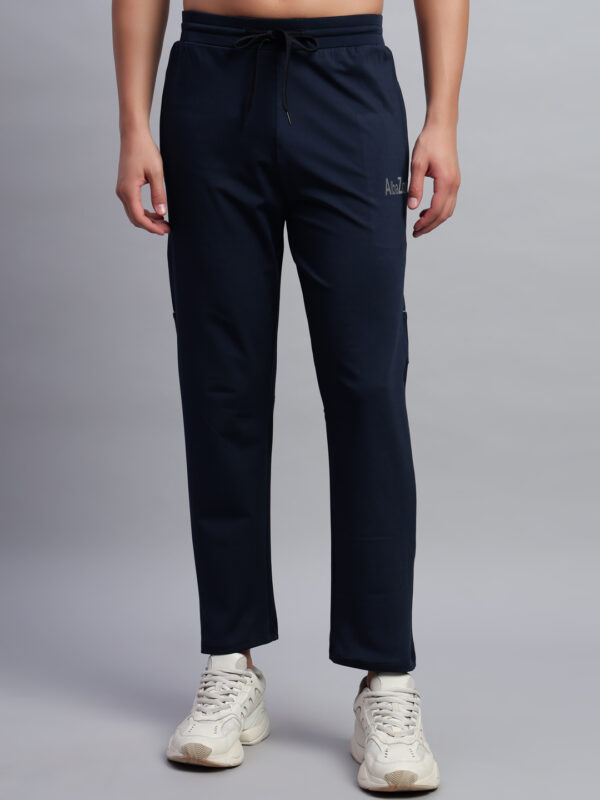 Men’s Premium Blue Track Pants - Image 3