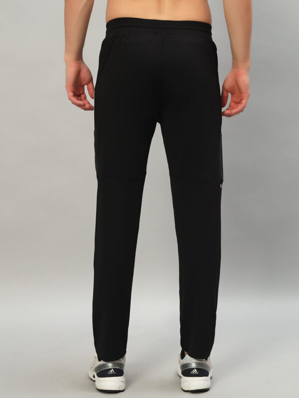 Men's Printed Black Track Pants - Image 4