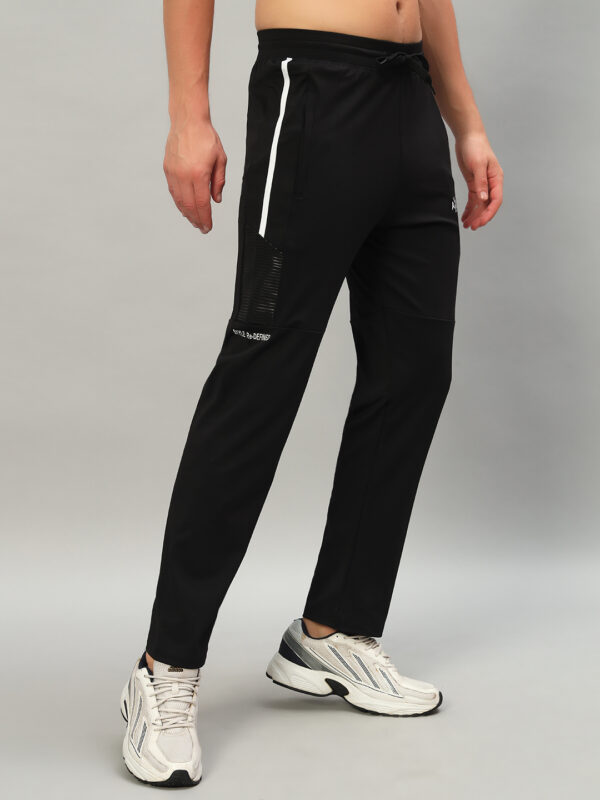 Men's Printed Black Track Pants - Image 6